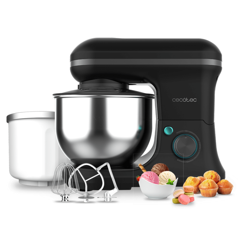 Batidora Amasadora Cecomixer Merengue 5L 1200 Ice-Cream Black