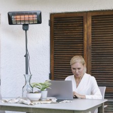 Calefactor halógeno ext. de pie con mando Ready Warm 8200 Power Quartz Smart