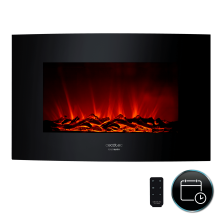 Chimenea electrica decorativa de pared Ready Warm 3500 Curved Flames