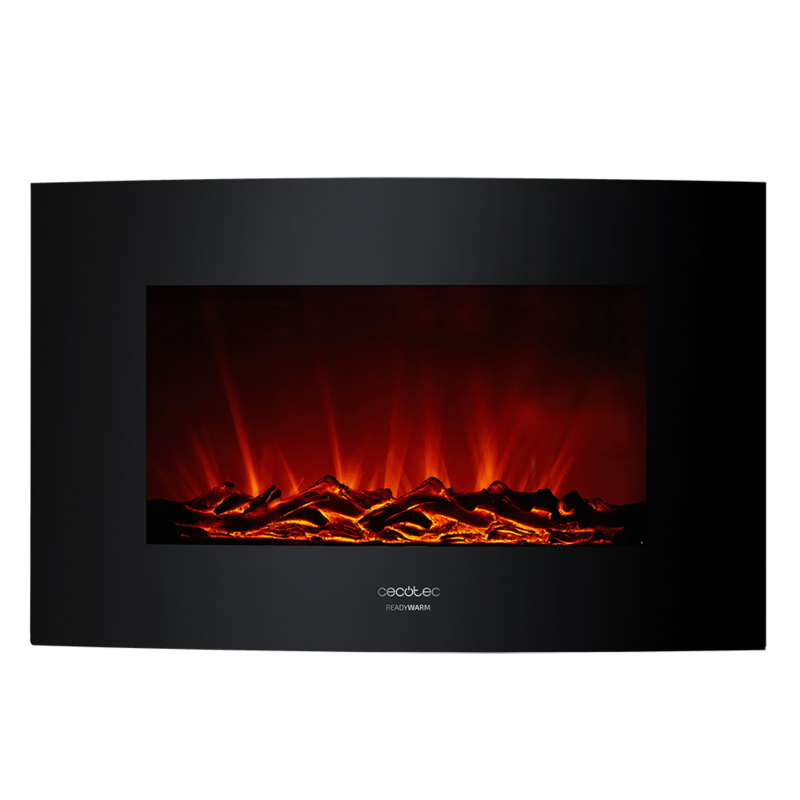 Chimenea electrica decorativa de pared Ready Warm 3500 Curved Flames