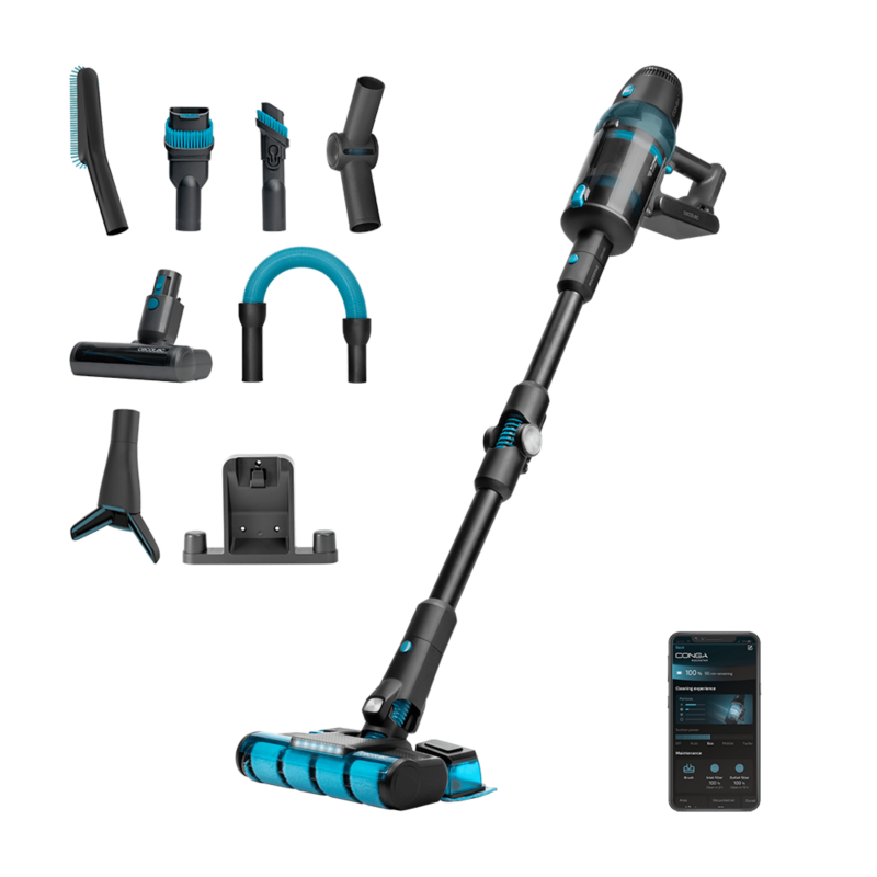 Aspirador vertical digital Conga Rockstar 2500 Ultimate ErgoWet Connected