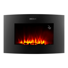 Chimenea eléctrica ReadyWarm 3550 Curved Flames Connected