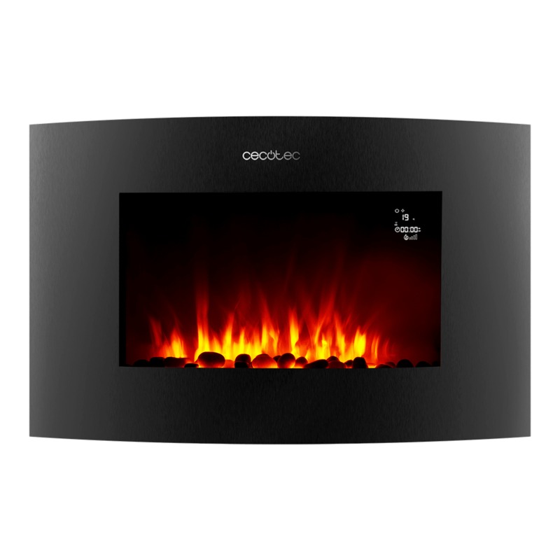 Chimenea eléctrica ReadyWarm 3550 Curved Flames Connected