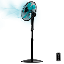 Ventilador de pie energysilence 530 power connected black