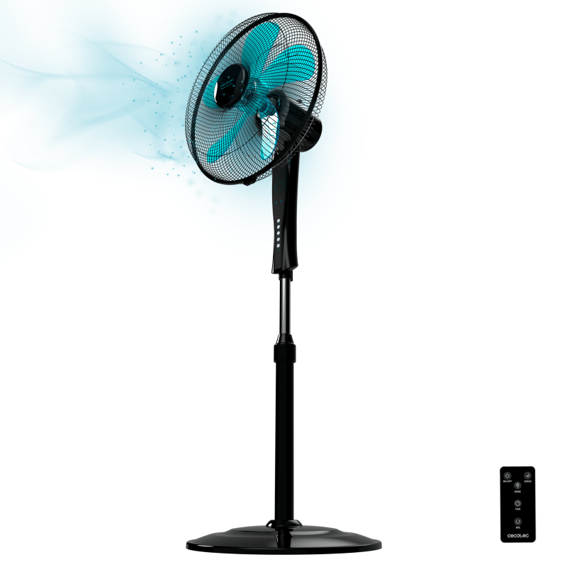 Ventilador de pie energysilence 530 power connected black