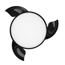 Ventilador de techo EnergySilence Aero 4280 Invisible Black